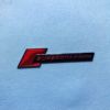 Suitable for Audi Paste Voltage Supercharged Vehicle SUPERCHARGED metal nameplate decorative sticker aluminum label