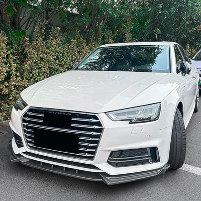 Suitable for Audi Audi A4 B9 Early Sline 17-19 Front Lip Front Shovel Spoiler Modification Accessories