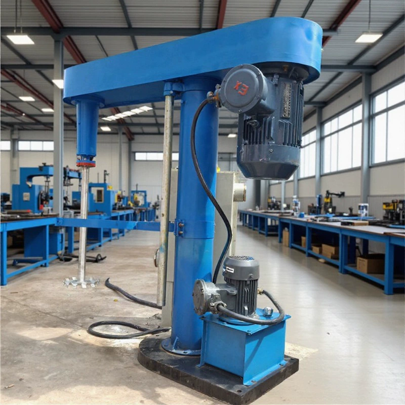 Низкая цена продвижения 30kw гидравлический подъемный и дисперсионный станок вода-в-воде смеситель для покрытия жидкий химический смеситель