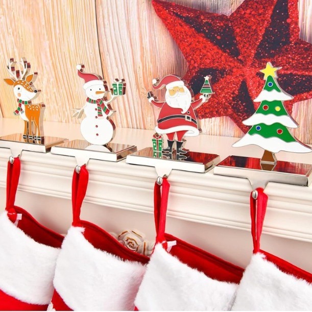 クリスマスハンガー 金属製ベース 固定力抜群 耐荷重 壁掛けクリスマスハンガーラック 装飾品ハンガー|undefined