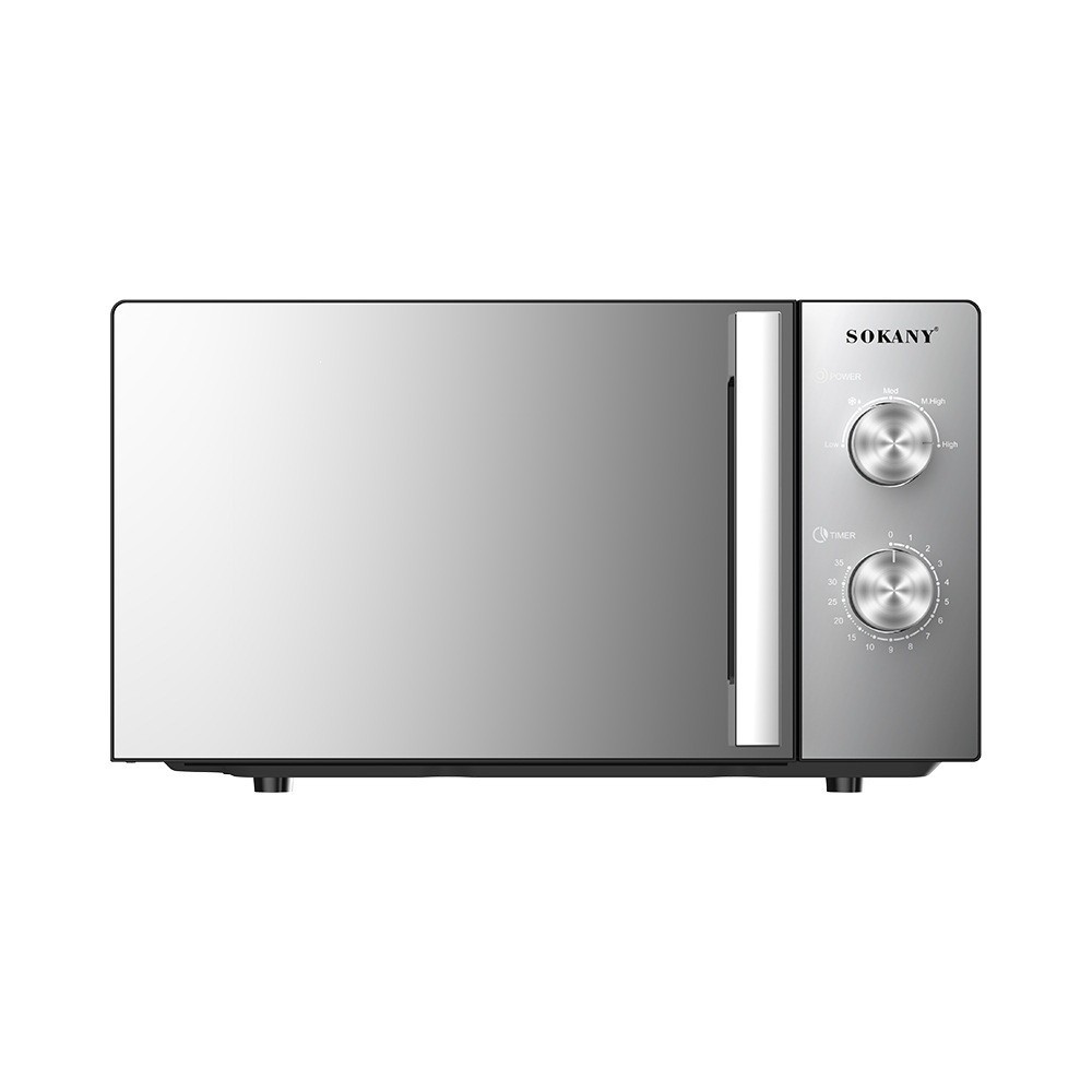 Transfronterizo 110V horno de microondas estándar doméstico metal 25L horno de microondas 1200W horno de microondas de temporización