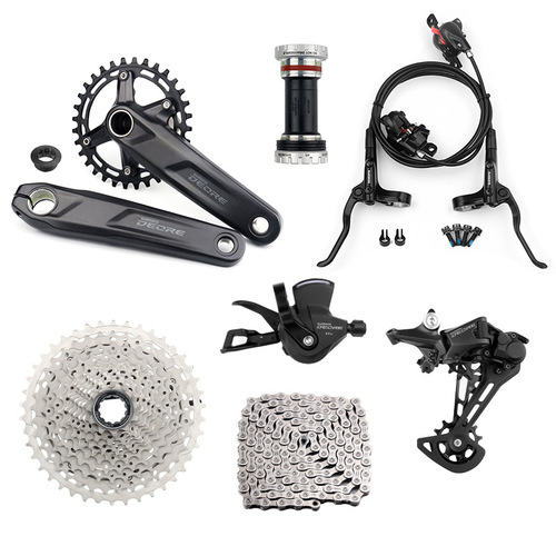 SHIMANO DEORE Shimano M5100 kit small set 11-speed thumb shift rear derailleur chainring flywheel 42TM5100