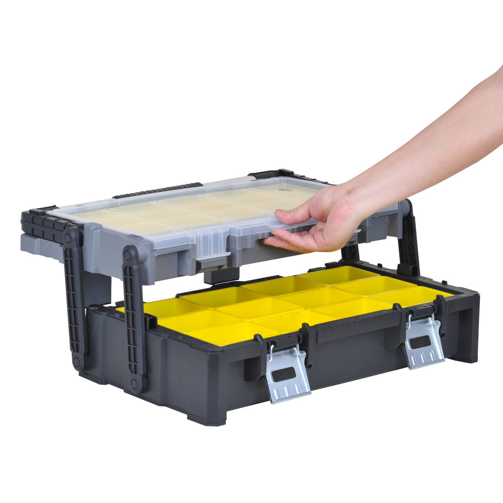 多层折叠工具箱家用五金多功能手提式维修工具车载收纳箱