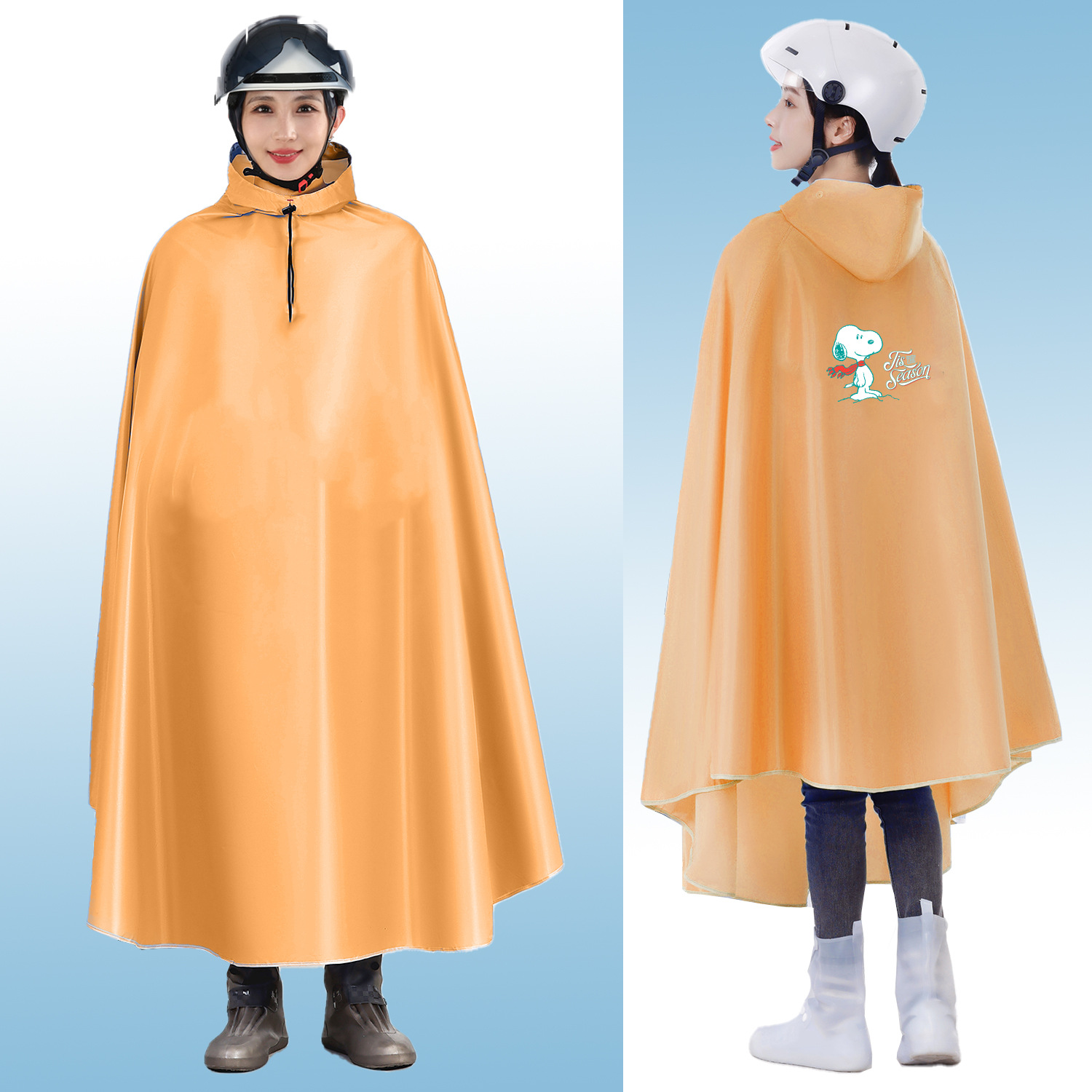 Capa de lluvia para bicicletas larga a prueba de lluvia tormentosa para estudiantes de género y género grueso para adultos al por mayor coche eléctrico tipo windbreaker