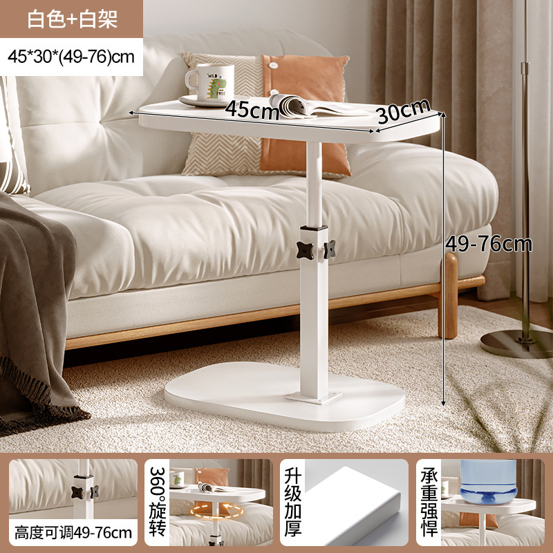 Mesa de noche, apartamento pequeño, mesa pequeña para el hogar, estante para el piso junto al sofá, mesa de centro pequeña, escritorio simple para computadora, escritorio estrecho