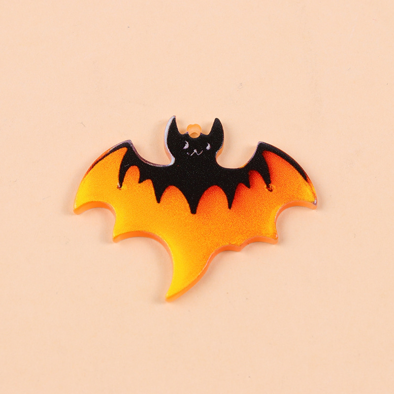 ヨーロッパとアメリカのハロウィンシリーズアクリルアクセサリーカラフルなコウモリカボチャ漫画クモパーソナライズされたクリエイティブアクセサリーアクセサリー|undefined