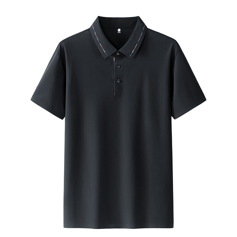 2024 New Polo Summer New Short-sleeved Collar Men's T-shirt Lel Casual Ice Silk Led Top 2024 New Polo Summer New Short-sleeved Collar Men's T-shirt Lel Casual Ice Silk Led Top