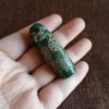 Big green natural ore, agate necklace, pendant, beads, wholesale