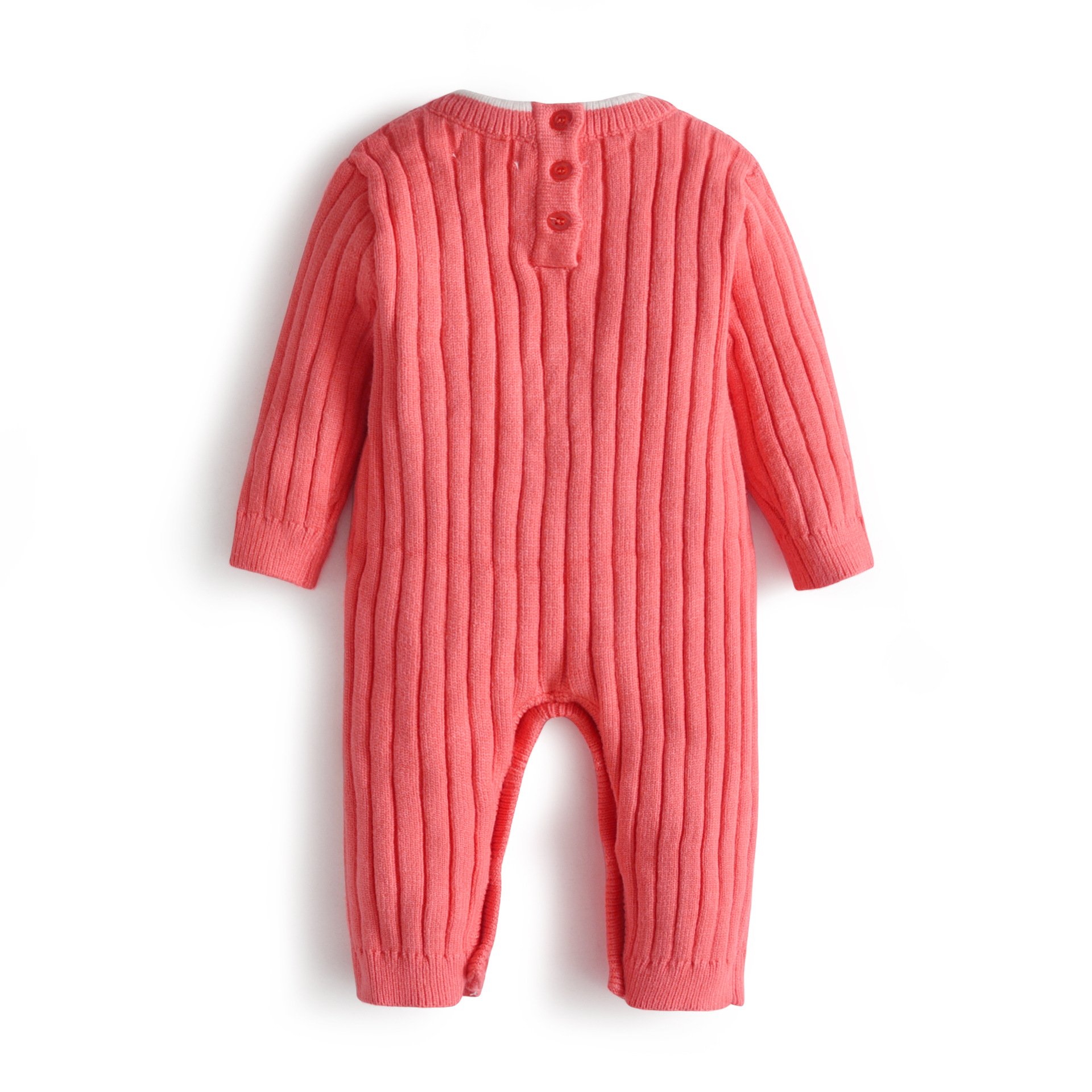 AliExpress transfronteriza de otoño e invierno bebé de punto mameluco británico suéter mono bebé lana con capucha ropa para niños mameluco