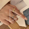 Advanced jewelry, accessory, fashionable universal ring, Korean style, high-quality style, internet celebrity