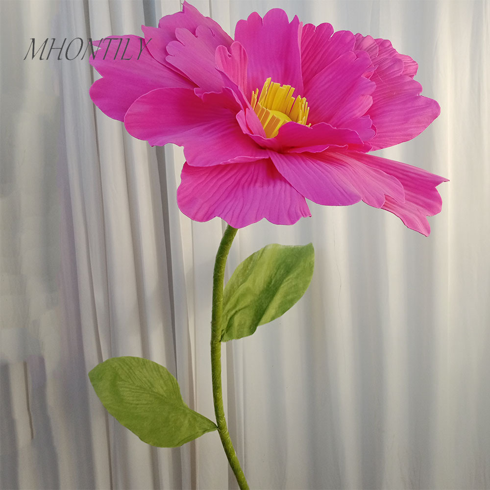 仿真牡丹花大型玫瑰花頭牡丹假花 櫥窗展示裝飾婚慶裝飾影樓拍攝