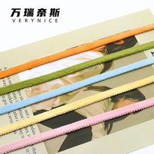 多巴胺车线双面韩国绒织带手工diy发饰宠物猫咪项圈牵引绳材料