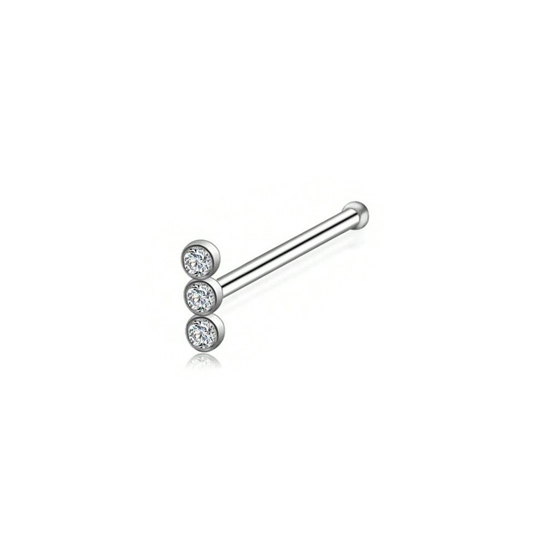 Edelstahl Nasenstecker Mit Herz Und Mond Motiv 20g Piercing_voghion.com
