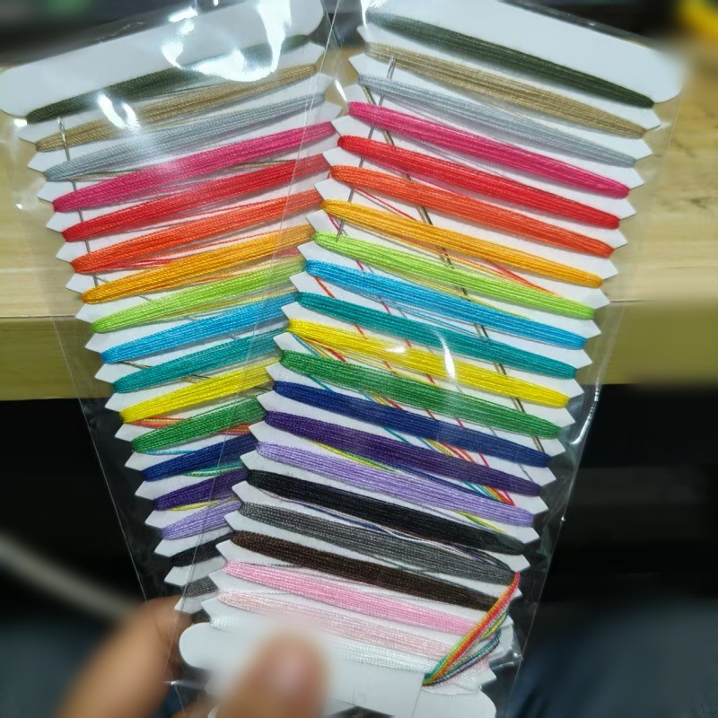 手工针线包带针 21色十字绣线板家用缝纫缝补针线 刺绣线配针21色