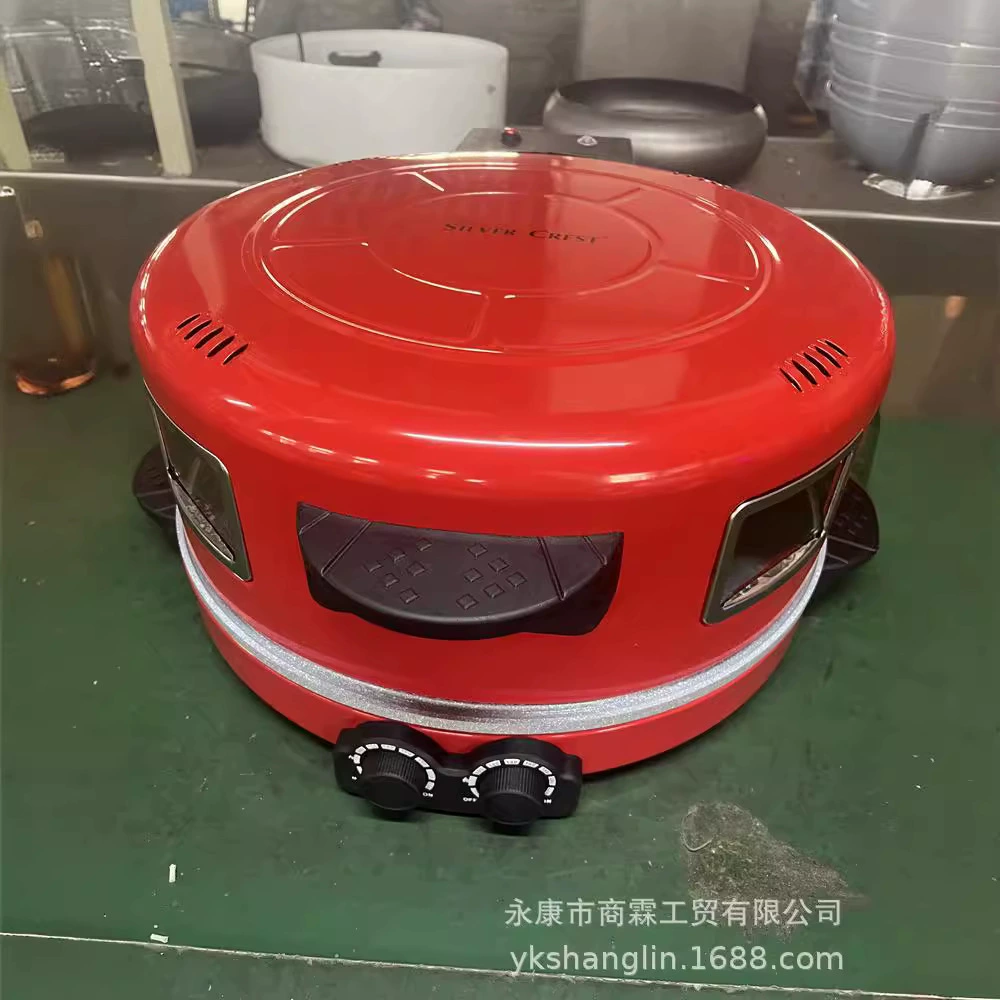 Двойной контроль температуры с окном трансграничный дом пицца машина антипригарный противень противень двухсторонний нагрев большой диаметр емкость Pizza Make