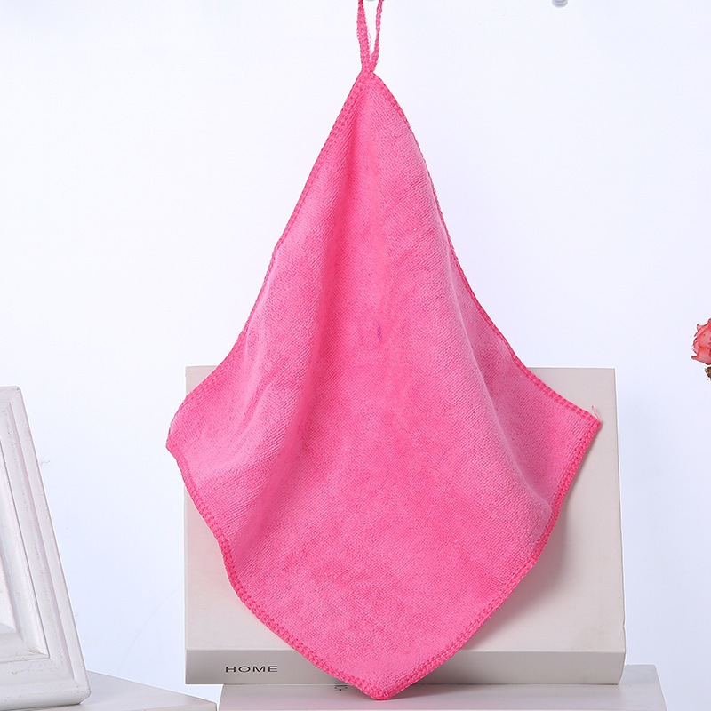 Microfibra pequeña toalla toallas cuadradas toallas para limpiar las manos sudor toallas cuadradas absorbentes de agua toallas blancas para niños regales pañuelos