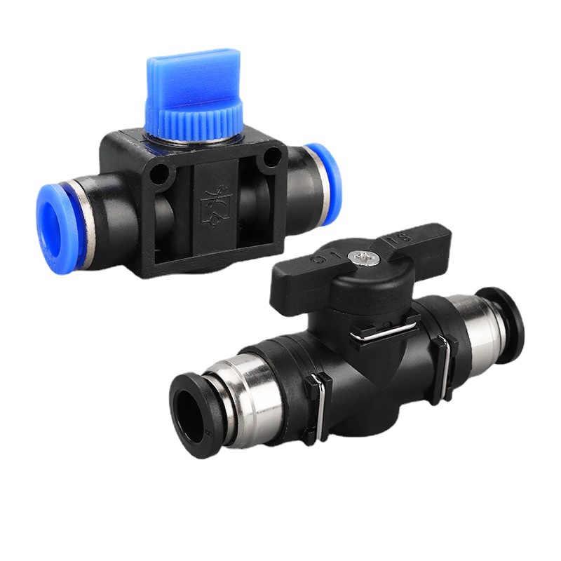 エアパイプスイッチバルブ BUC-4 681012 空気圧継手クイックプラグクイックターミナルバルブ手動バルブ HVFF ハンドターンバルブ