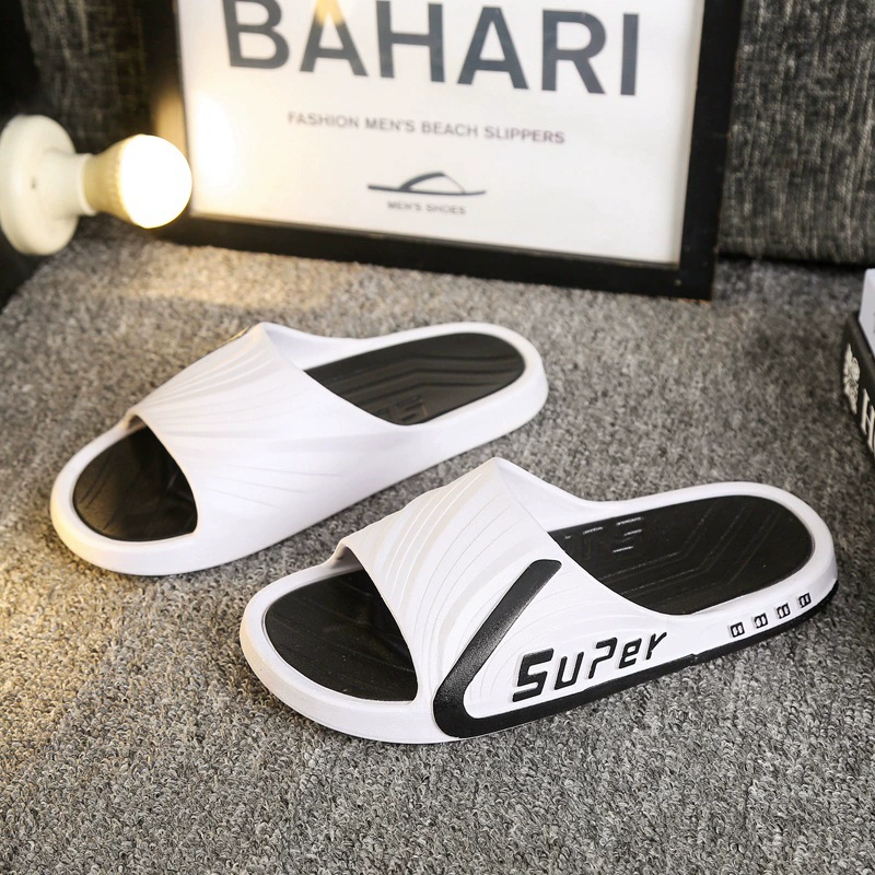 Тапочки мужские топайте на фекалии с мягким дном Летние виды спорта выходят на износостойкие внутренние противоскользящие пары холодные тапочки с толстой подошвы оптом