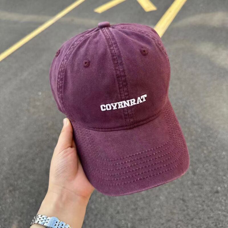 Big head circumference 56-65coyenrat baseball cap plus white American style old-fashioned all-match soft top embroidery casual men