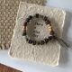 New Chinese Handmade Natural (Real) Coffee Bean Natural Stone Peach Seed Sandalwood Coconut Stitching Coffee Bean Bracelet