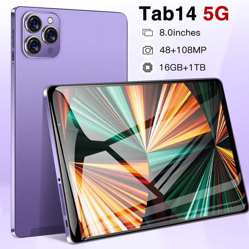 Manufacturer Wholesale Cross-Border New 8inch Tablet Tab14 2G+16G Wcdma Dual Sim Dual Standby 8Core