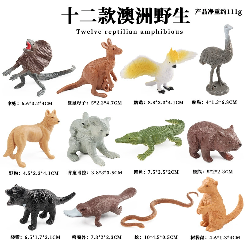 Cognitive realistic marine animal model, dinosaur, toy