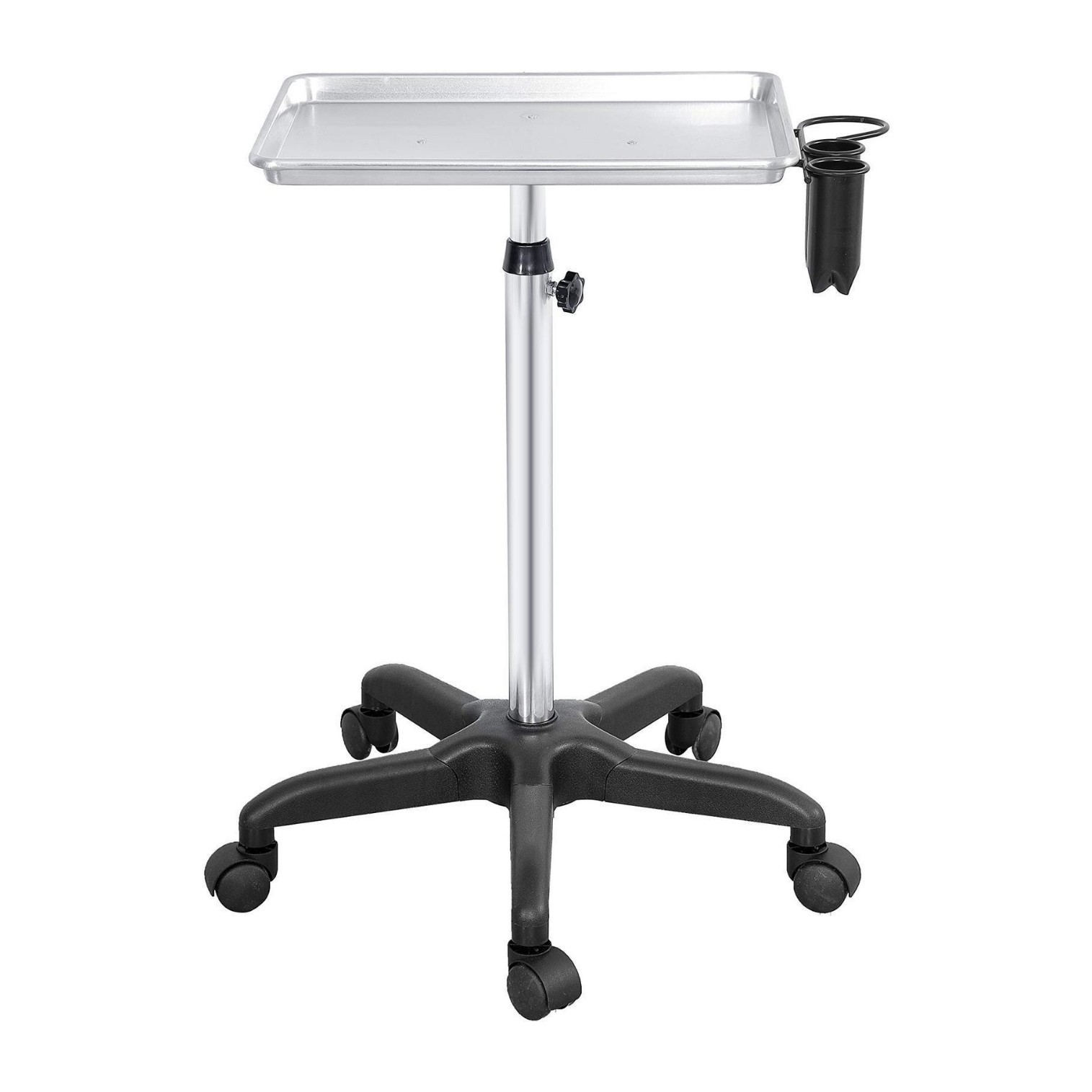 Bandeja de peluquería explosiva transfronteriza Estante de almacenamiento móvil ajustable Carro de herramientas Peluquería Carro de salón