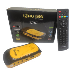 東南アジアキングボックスK787デコーダーHEVC DVB-S2/S2XテレビセットトップボックスForever