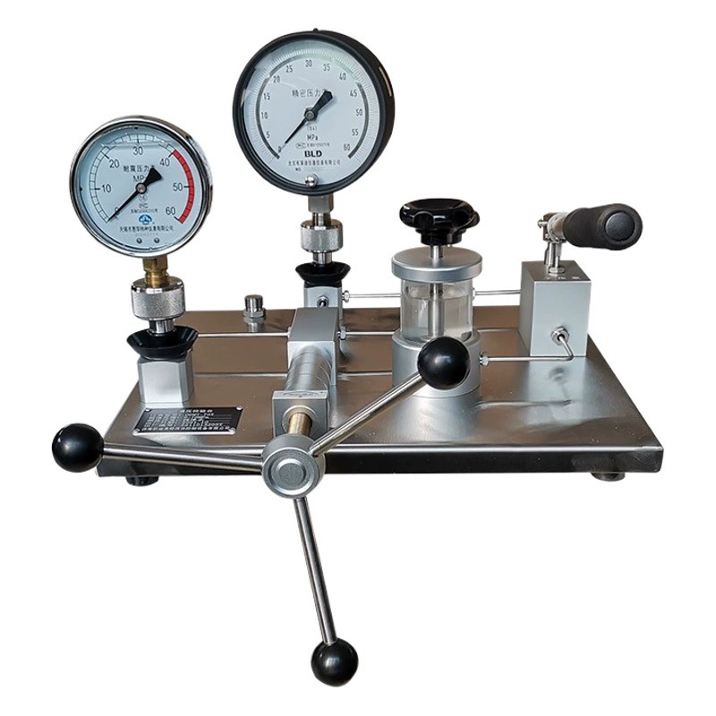Ручной манометр Конспектный стол Манометр Контестер Производитель Оборудование для проверки давления