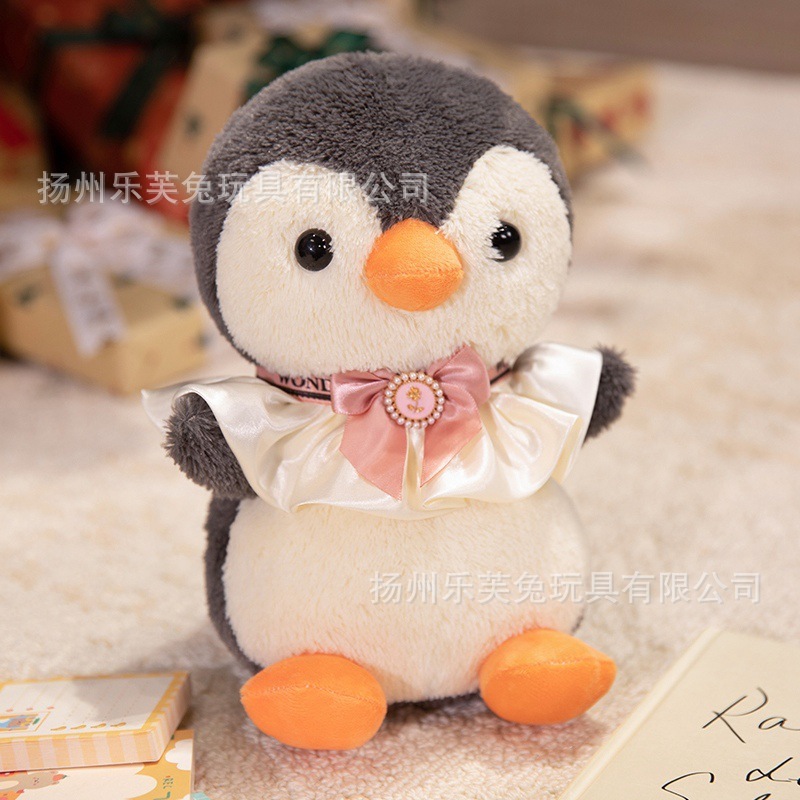 JC 楽しいピーナッツペンギン人形スケートボードスカーフペンギンぬいぐるみ子供のギフトなだめる人形ペンダントバッチ|undefined