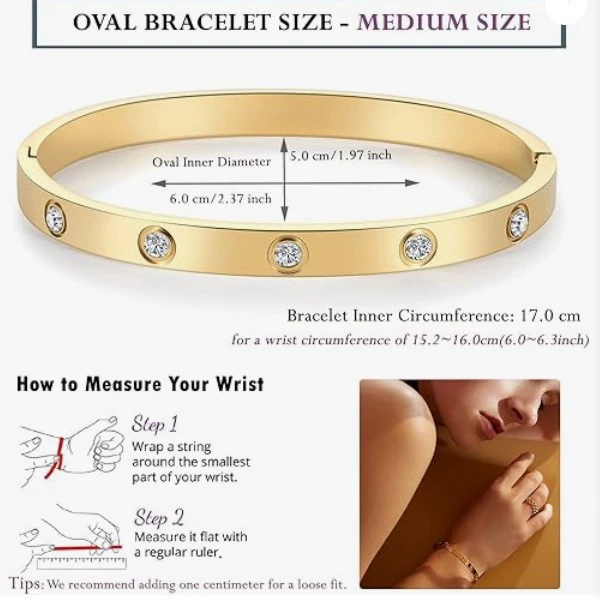 Золотые браслеты женские cubic zirconia из нержавеющей стали браслет