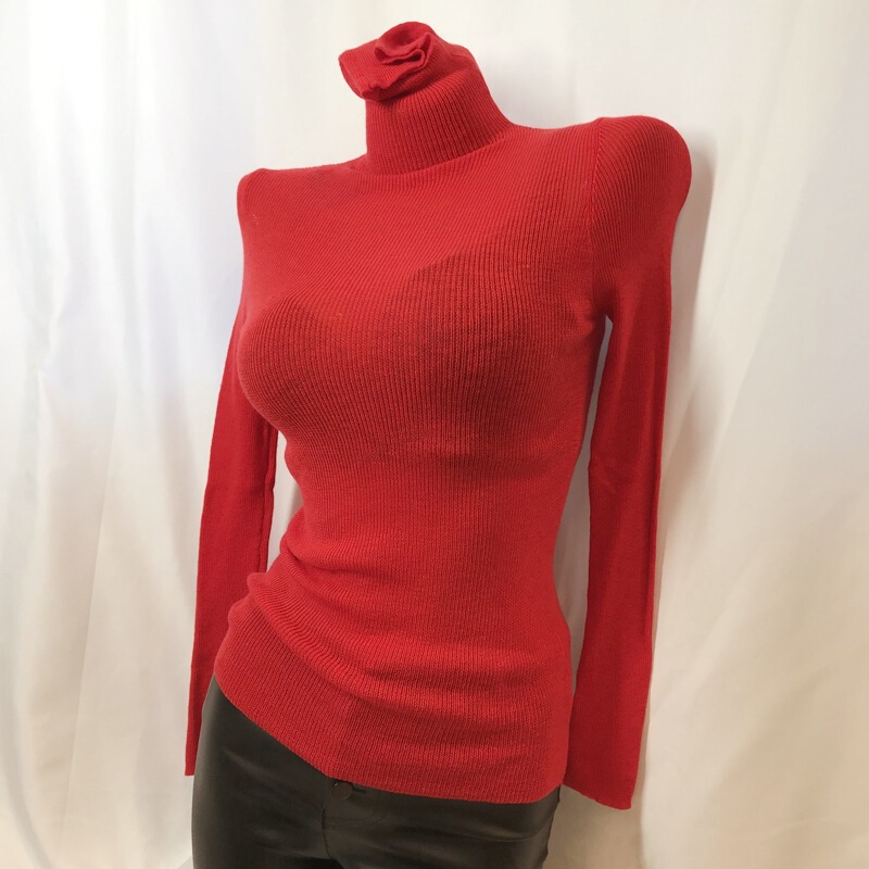 Ultra-Thin Base Layer Women's Autumn and Winter High-Neck Slim-Fit Solid Color Inner Wear See-Through Wool Knit Sweater