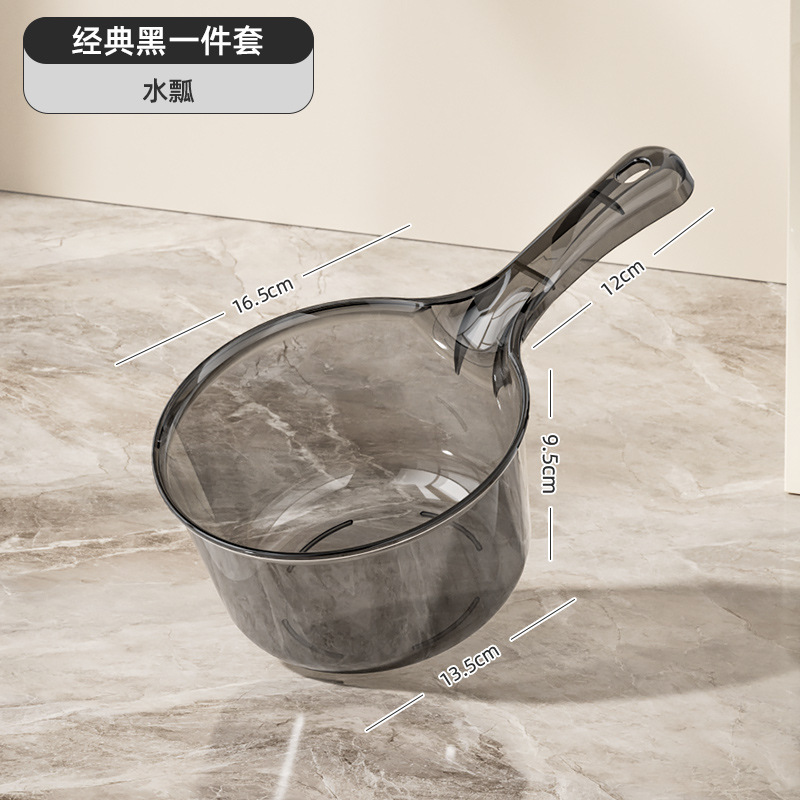 家庭用プラスチックバケツ肥厚大型水貯蔵バケツ学生寮入浴洗濯ポータブルバケツ透明洗濯バケツ|undefined