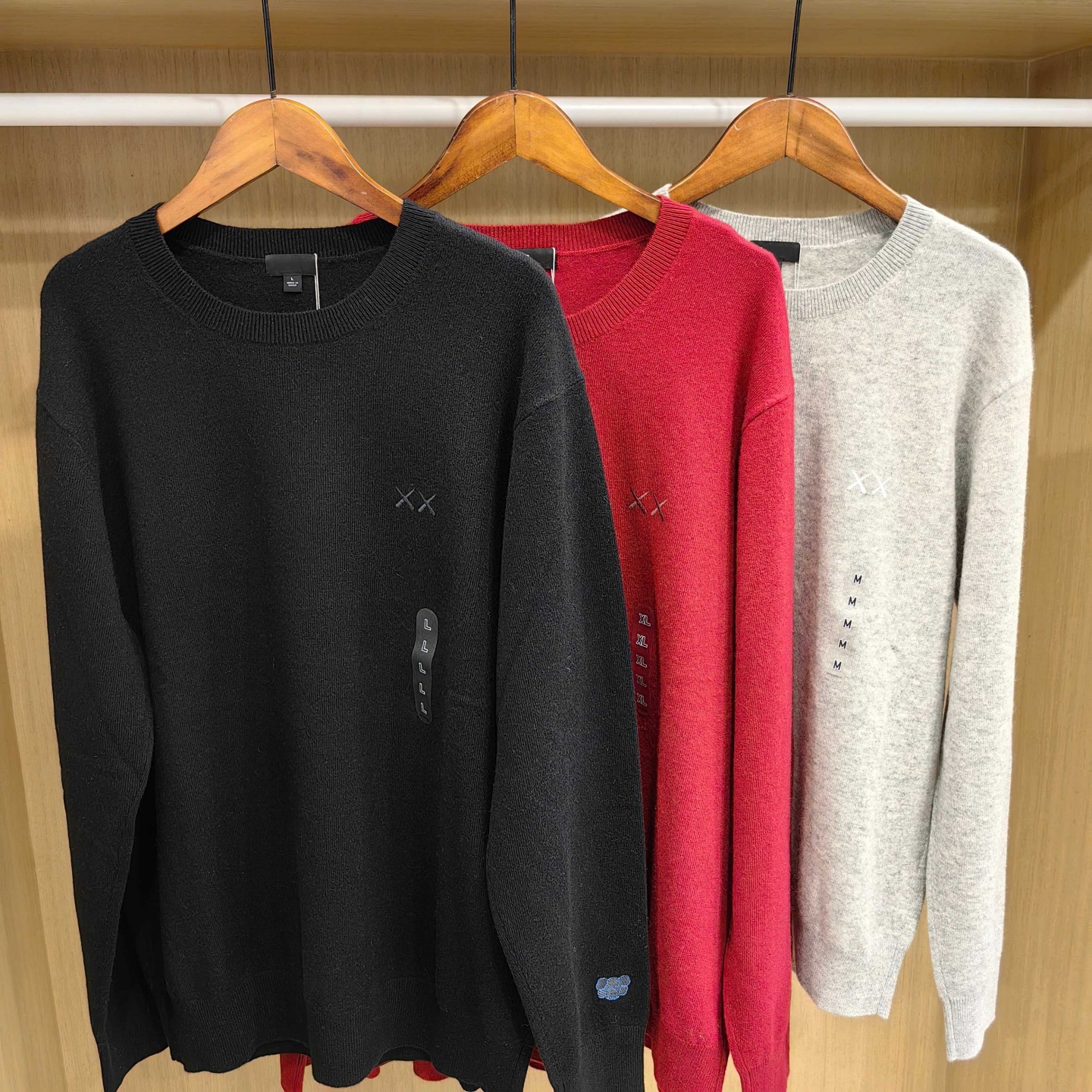 Men's and women's wool and cotton round neck knitted sweater, long-sleeved sweater, autumn and winter new style pullover top 485272