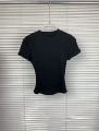 Black [Ribbed Short Sleeve]