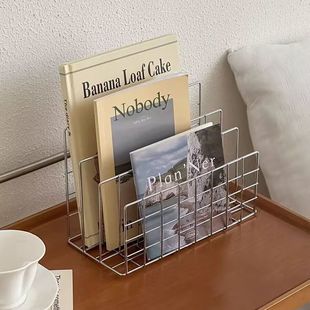 Desktop Storage Rack Multi-Layer Iron Computer Desktop Multi-Functional Reading Display Rack Books and Magazines Bedside Office