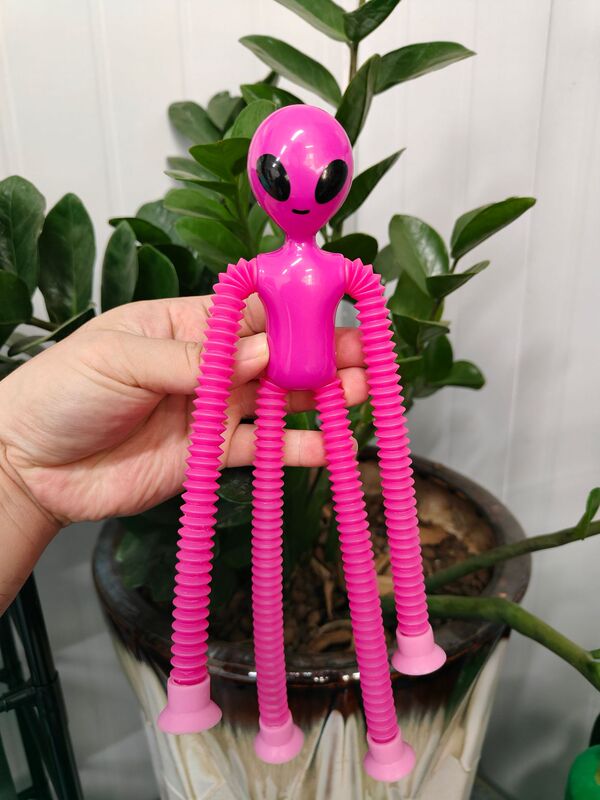 クロスボーダー発光多用途吸盤キリンチューブ漫画ストレッチチューブキリン教育ノベルティ減圧おもちゃ|undefined