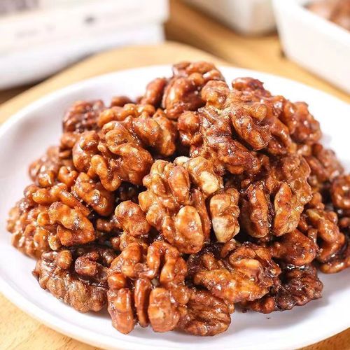 [Delivery] Amber Walnut Kernels, Honey Ripe Walnuts, Internet Celebrity Snacks Roasted Seeds, Sweet and Crispy Wholesale Walnut Kernels