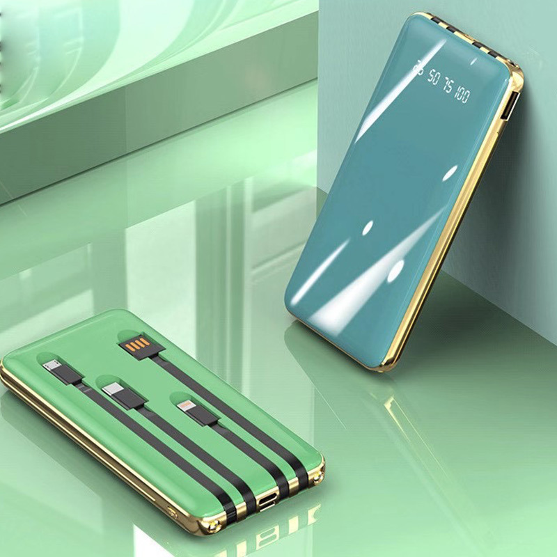 20000 mAh gran capacidad teléfono móvil cargador portátil fuente de alimentación portátil pantalla de espejo de salida porosa pantalla inteligente