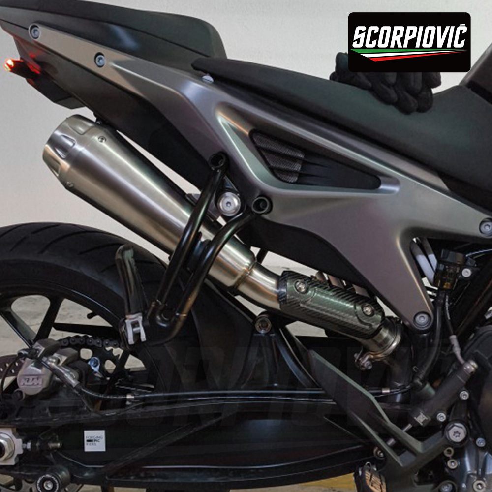 Motorcycle Exhaust Pipe Modification Duke790 Duke890 Integrated Mid-Tail Muffler 18-25 Years