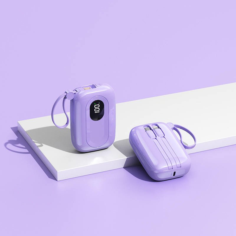 クロスボーダー卸売り22.5W超高速充電宝10000ミリアンペアプレゼント自帯線移動電源カスタムロゴ|undefined