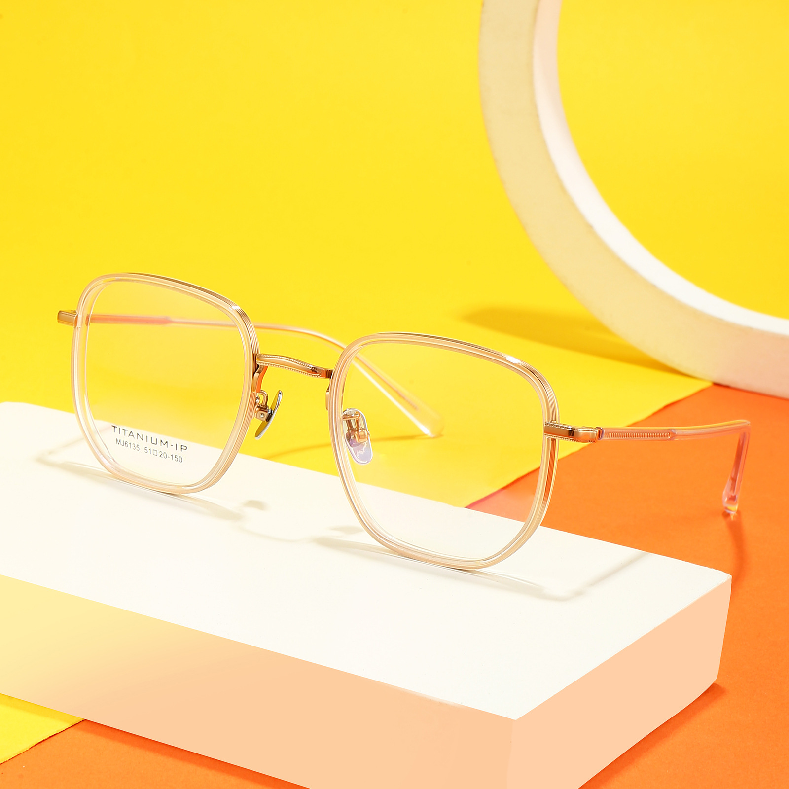 明星同款MS时尚休闲可配度数近视镜框MJ6135MS同款眼镜框