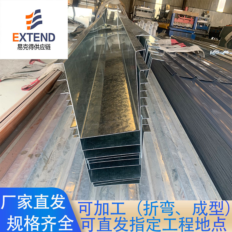 成都折弯件 冲压 天沟 管件拉圆 根据要求定长 成型件  镀锌板