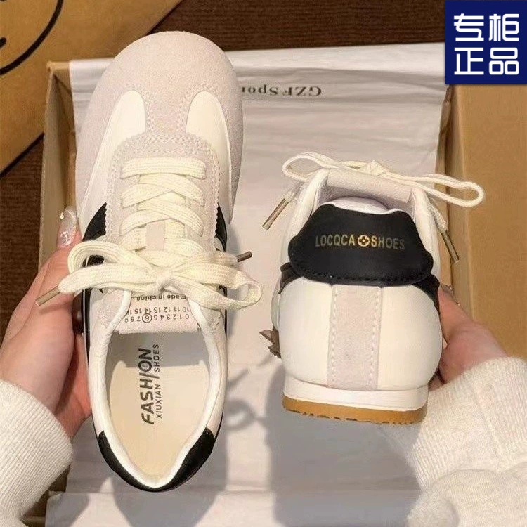 Ретро моральные кроссовки 2025 весна новые популярные белые кроссовки легкие повседневные универсальные дышащие кроссовки Forrest Gump для женщин