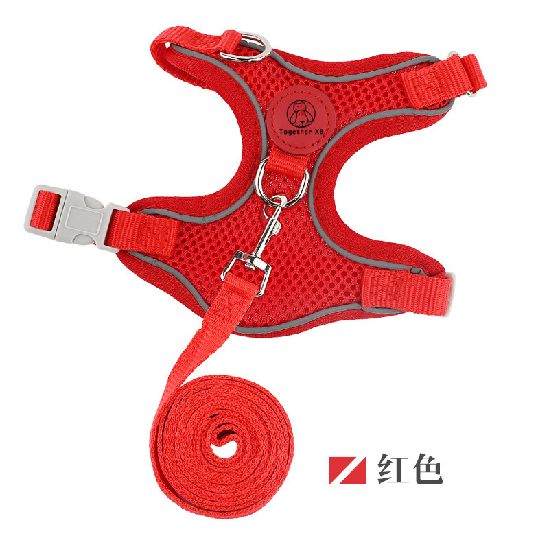 Correa de gato Estilo Chaleco correa de pecho anti-rotura cuerda de gato Bolt Cadena de gato suministros especiales de salida