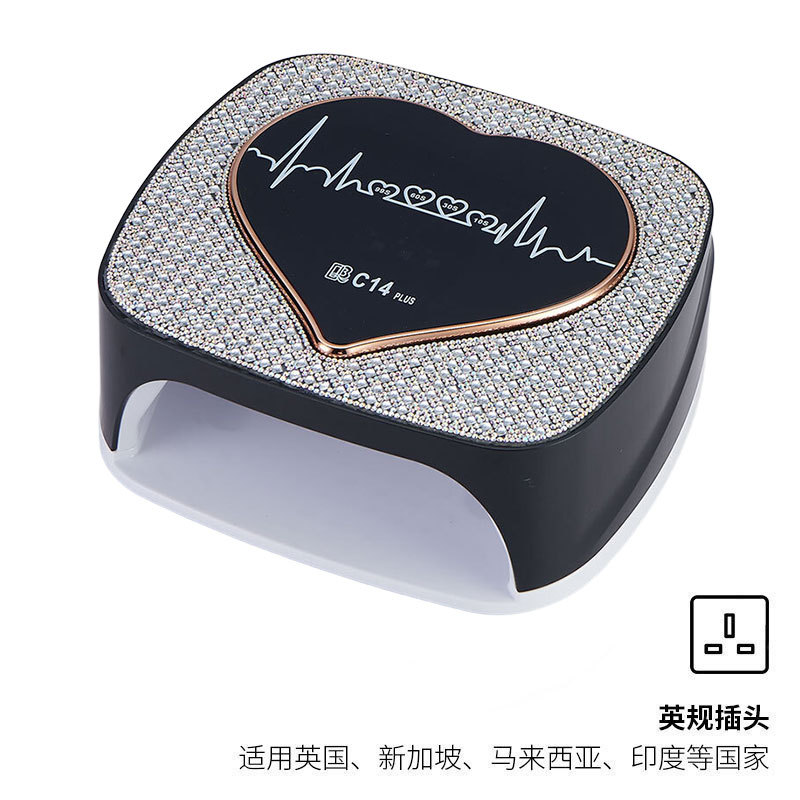 Lámpara de manicura transfronteriza 308W alta potencia manicura luz de fototerapia almacenamiento manicura tienda de manicuras manicuras manicuras pegamento manicuras manicuras asado luz