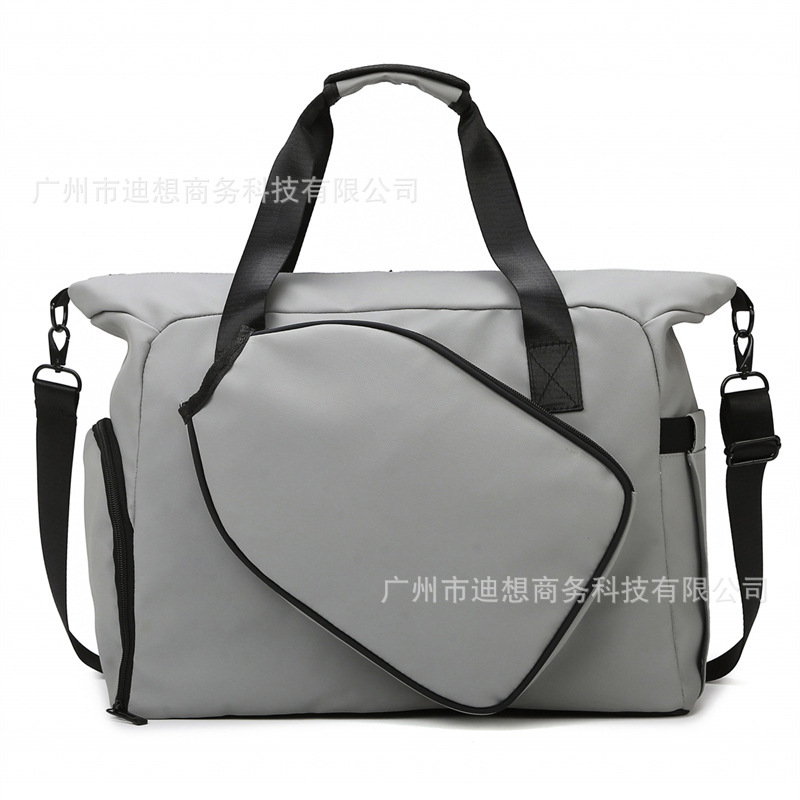 Bolsa de pelota nueva gran capacidad, bolsa de raqueta de pelota ligera con bolso de zapato independiente, bolso de deporte