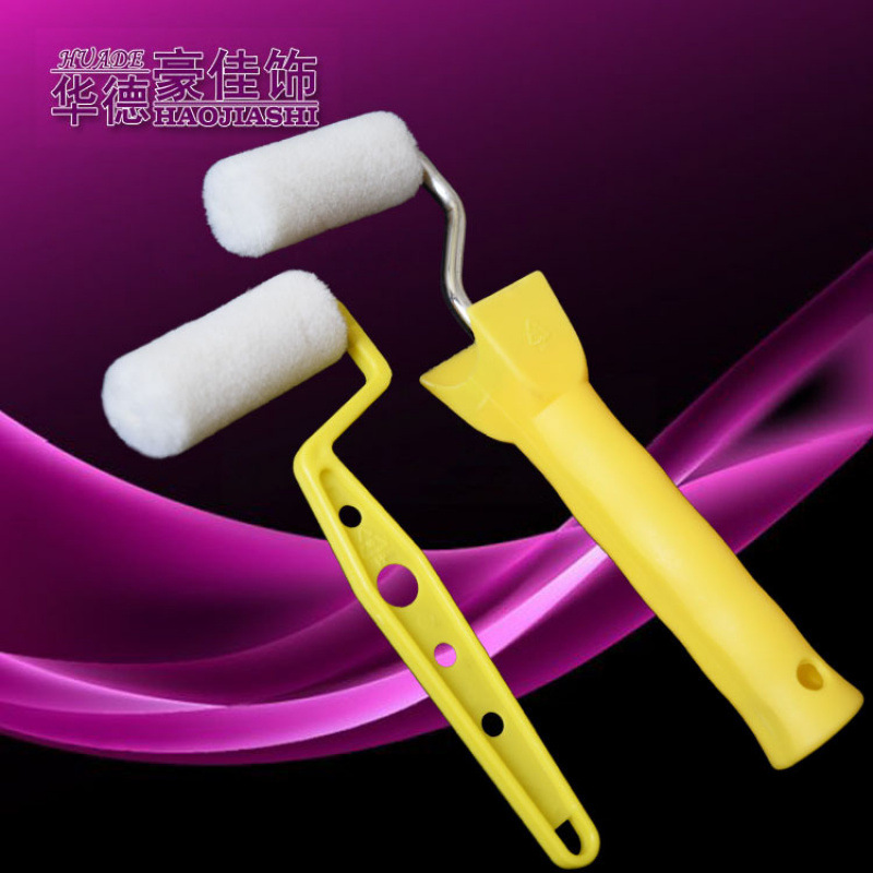 Wade cepillo de pintura de lana de 2 pulgadas de fusión en caliente cepillo de rodillo de 5 cm de reparación de pelo pequeño rodillo cepillo de pelo corto resistente a solventes