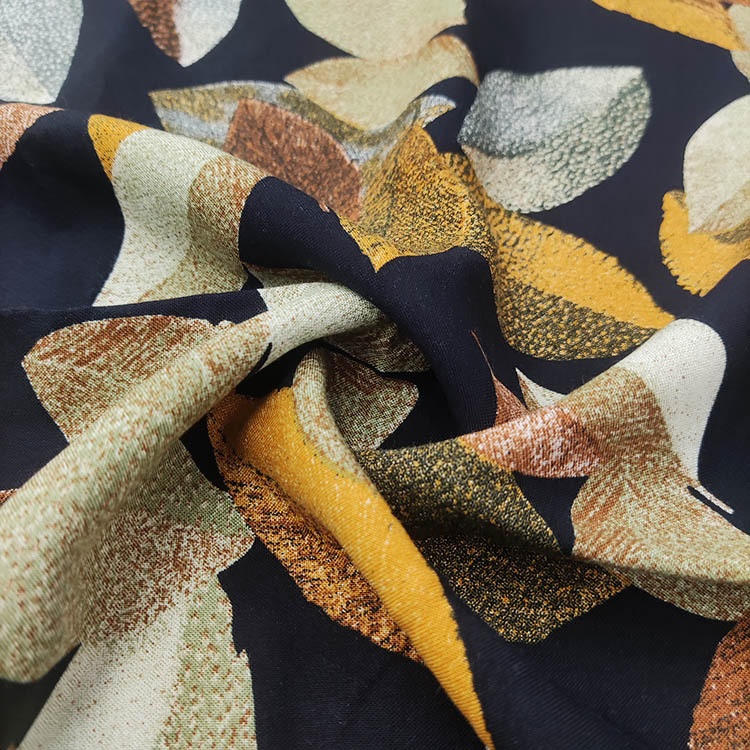 Shaoxing textil 100% spin viscose tejido de tela de rayón plana
