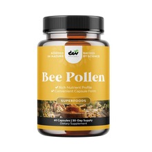 蜂花粉胶囊 Bee Pollen Capsules 跨境外贸TK热销供应 支持O EM